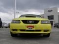 2003 Zinc Yellow Ford Mustang GT Coupe  photo #8