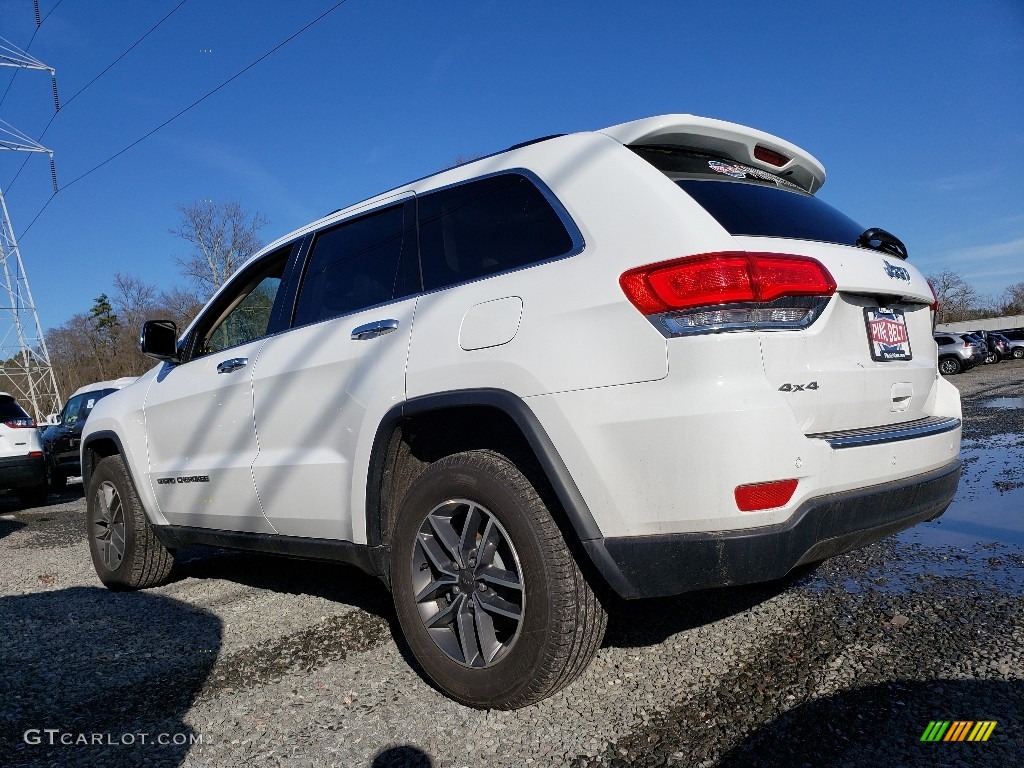2019 Grand Cherokee Limited 4x4 - Bright White / Light Frost Beige/Black photo #2