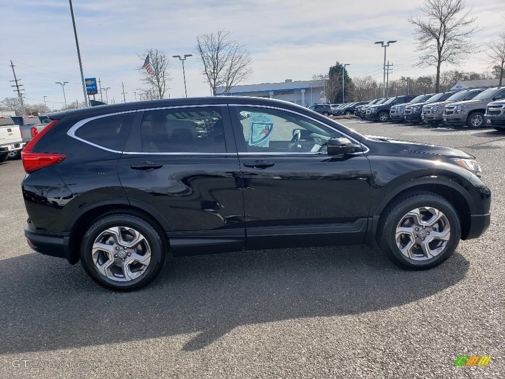 2019 CR-V EX-L AWD - Crystal Black Pearl / Black photo #8