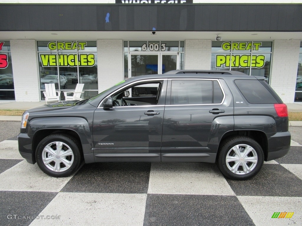 2017 Terrain SLE - Graphite Gray Metallic / Jet Black photo #1