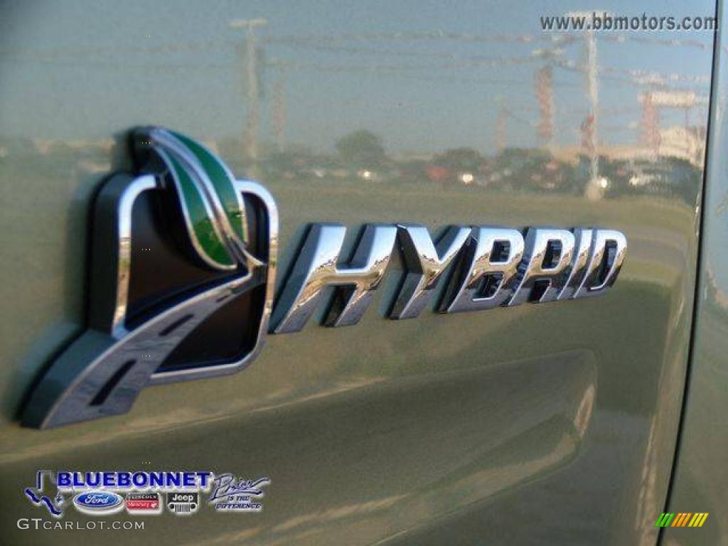 2009 Escape Hybrid - Kiwi Green Metallic / Stone photo #32
