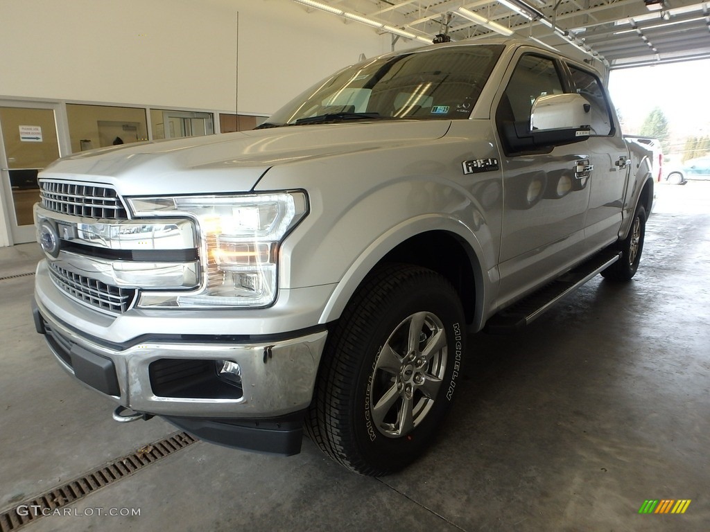 2018 F150 Lariat SuperCrew 4x4 - Ingot Silver / Earth Gray photo #4