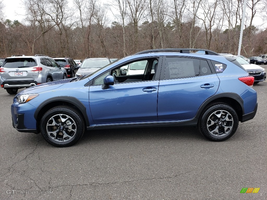 2019 Crosstrek 2.0i Premium - Quartz Blue Pearl / Gray photo #3
