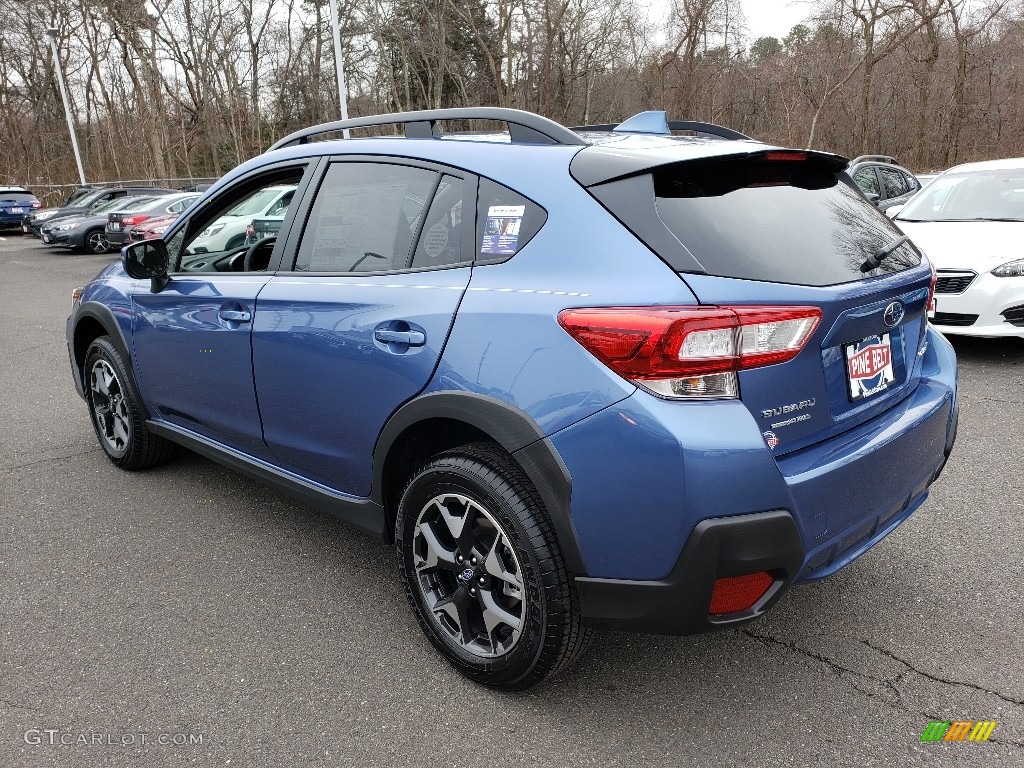 2019 Crosstrek 2.0i Premium - Quartz Blue Pearl / Gray photo #4