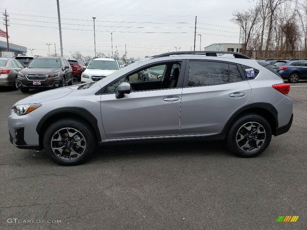 2019 Crosstrek 2.0i Premium - Ice Silver Metallic / Black photo #3