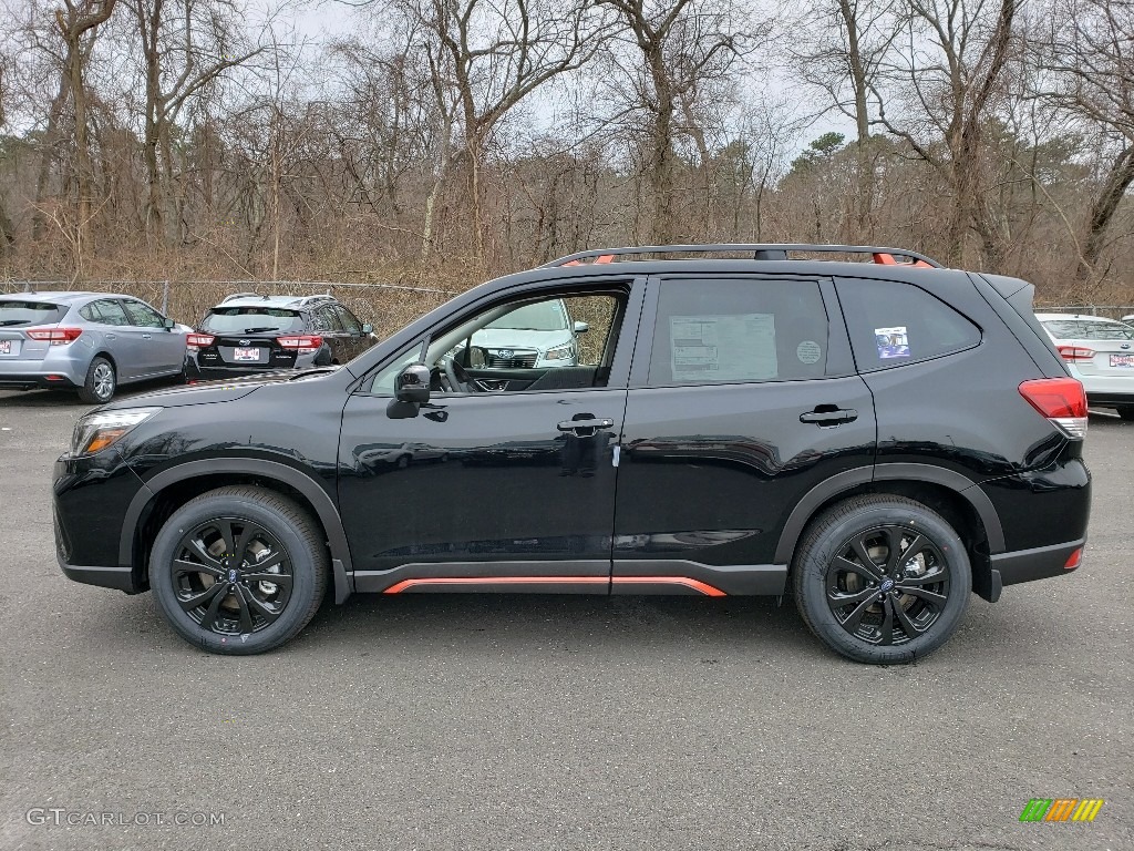 Crystal Black Silica 2019 Subaru Forester 2.5i Sport Exterior Photo #132040565