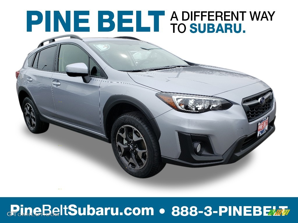 2019 Crosstrek 2.0i Premium - Ice Silver Metallic / Black photo #1