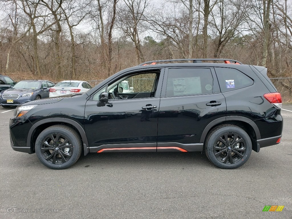 Crystal Black Silica 2019 Subaru Forester 2.5i Sport Exterior Photo #132041691
