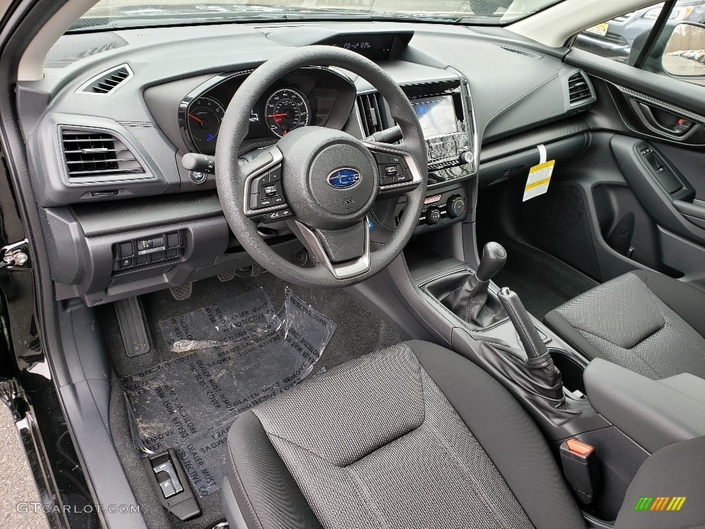 Black Interior 2019 Subaru Impreza 2.0i 4-Door Photo #132043188