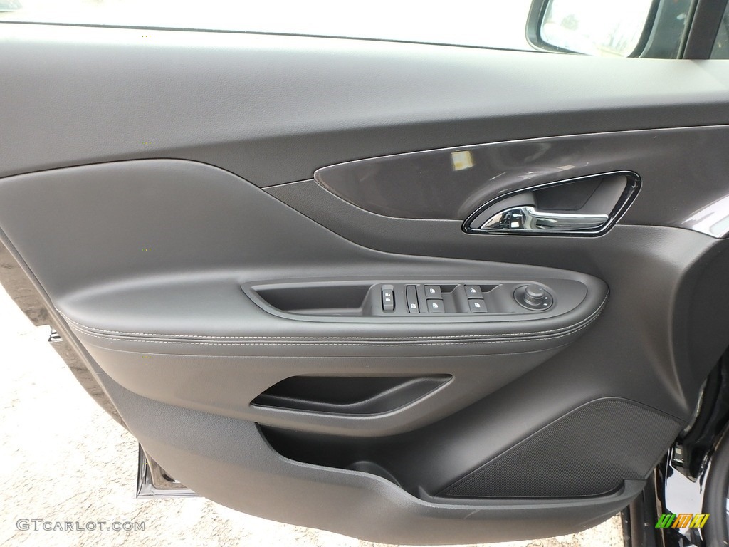 2019 Buick Encore Preferred AWD Ebony Door Panel Photo #132044109