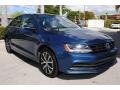 Silk Blue Metallic - Jetta SE Photo No. 2