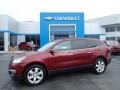 Siren Red Tintcoat 2016 Chevrolet Traverse LT AWD
