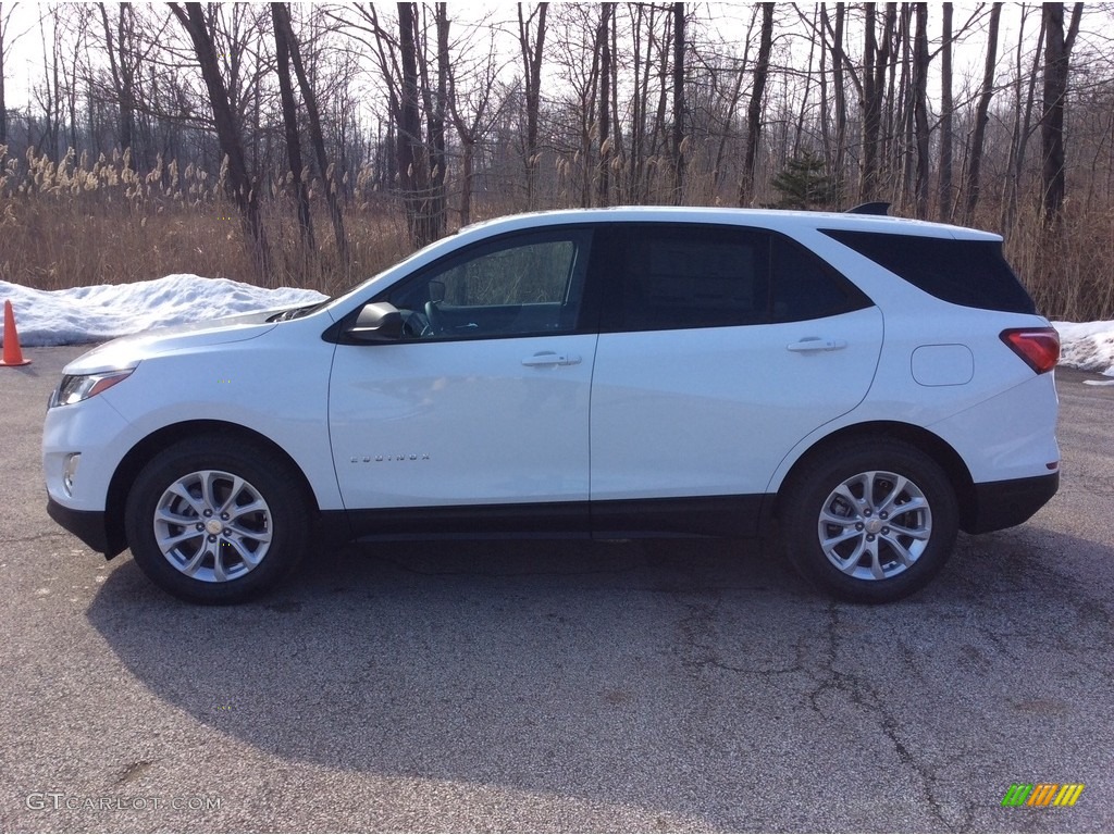 2019 Equinox LS - Summit White / Medium Ash Gray photo #3