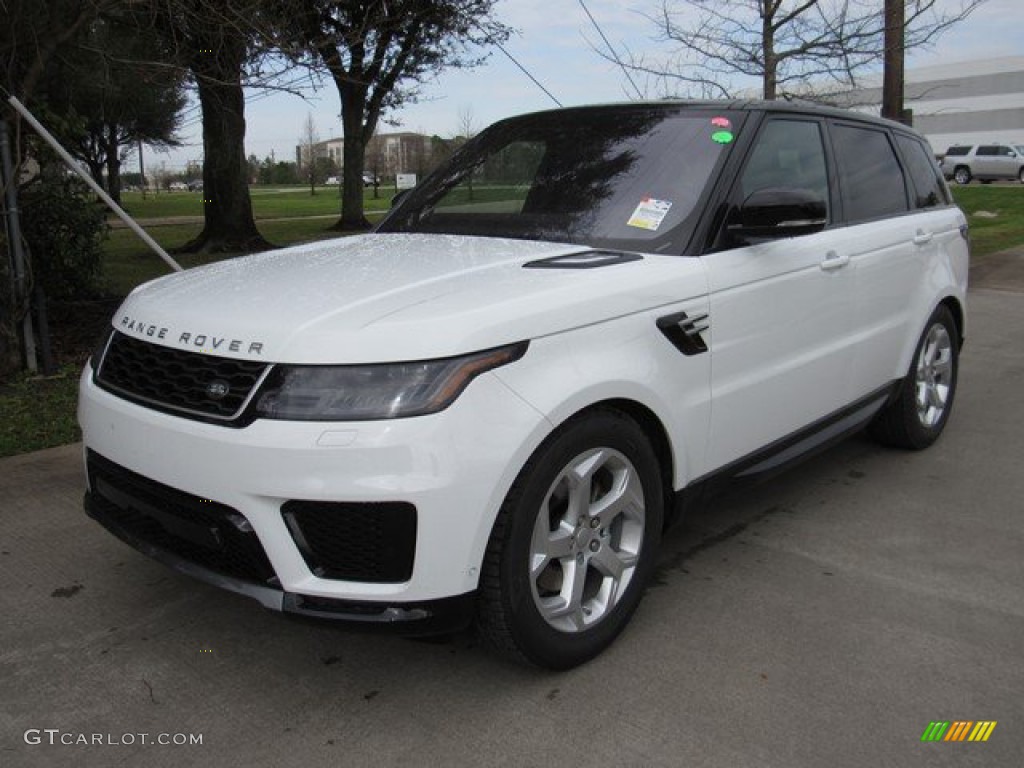 Fuji White 2019 Land Rover Range Rover Sport HSE Exterior Photo #132047616