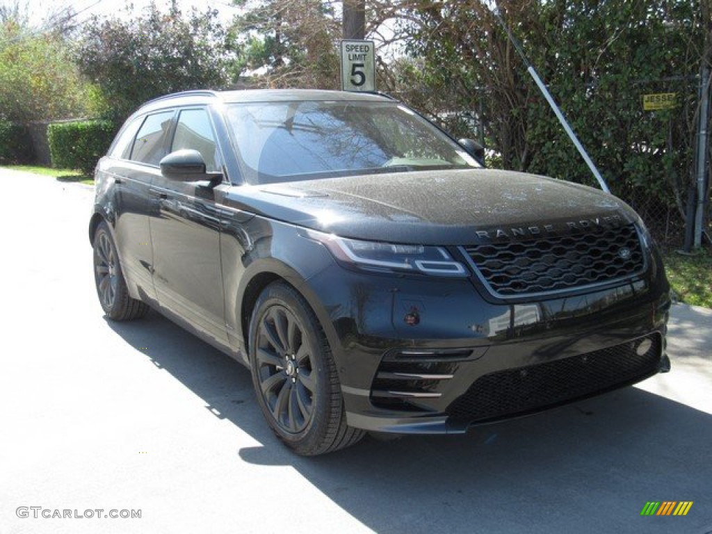 2019 Range Rover Velar R-Dynamic SE - Santorini Black Metallic / Ebony photo #2