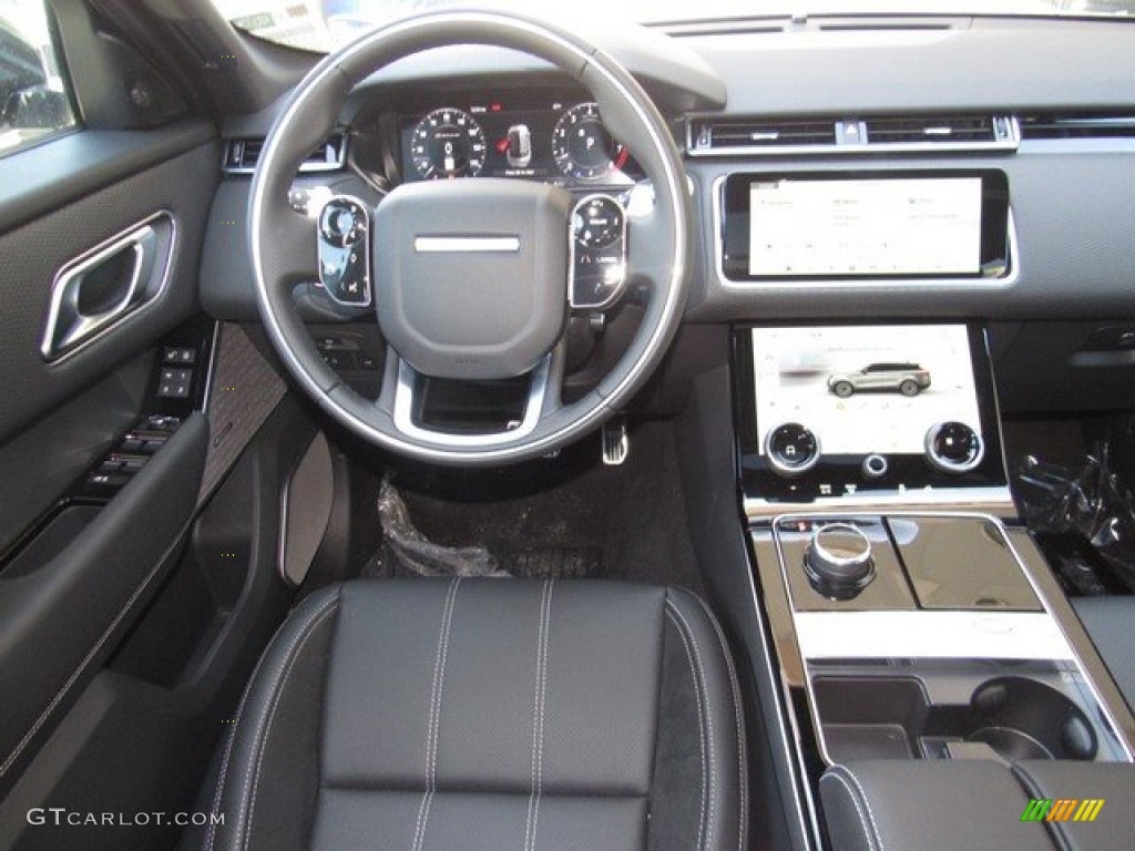 2019 Range Rover Velar R-Dynamic SE - Santorini Black Metallic / Ebony photo #14
