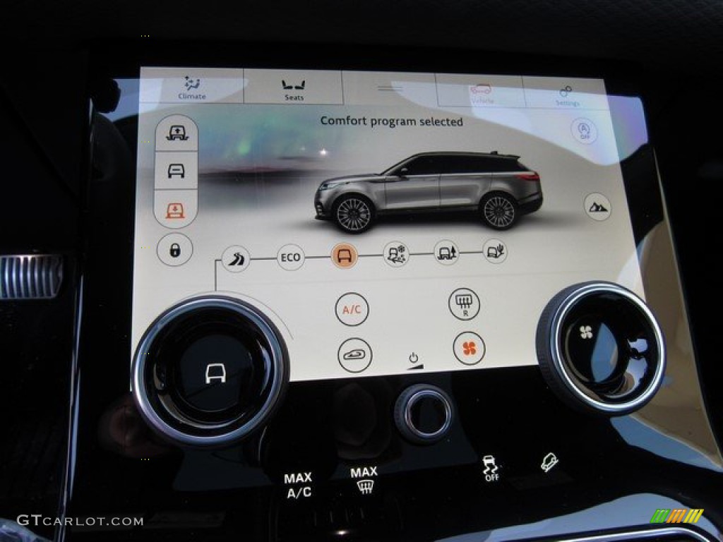 2019 Range Rover Velar R-Dynamic SE - Santorini Black Metallic / Ebony photo #33