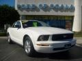 2008 Performance White Ford Mustang V6 Deluxe Convertible  photo #9