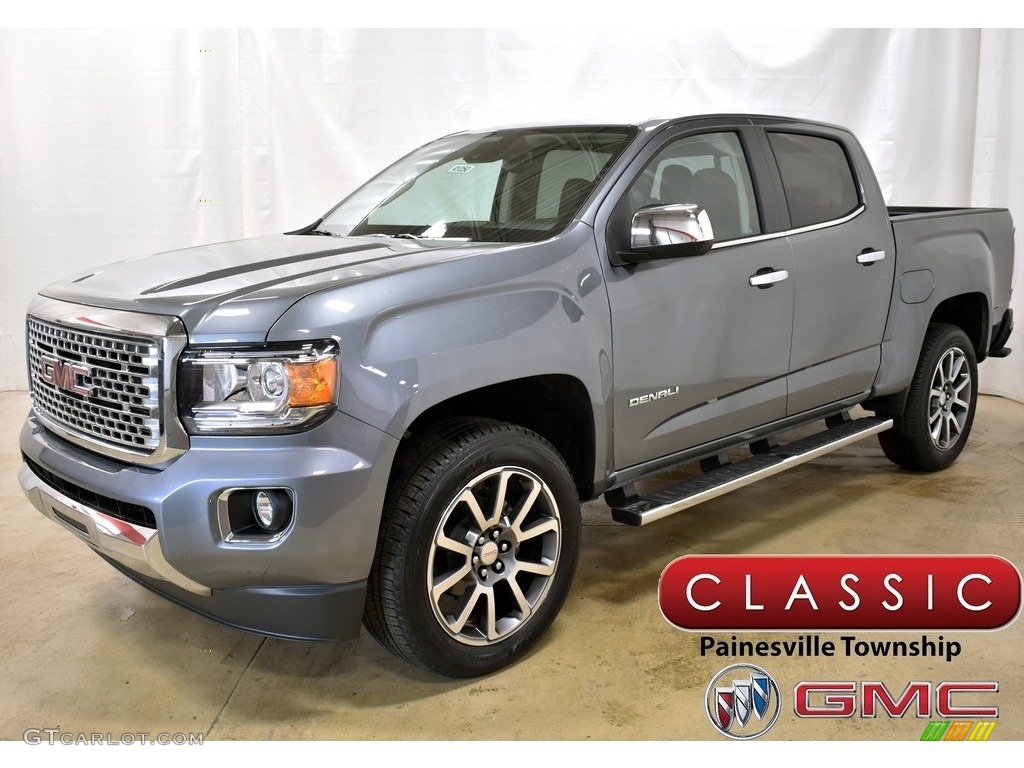 2019 Canyon Denali Crew Cab 4WD - Satin Steel Metallic / Jet Black photo #1