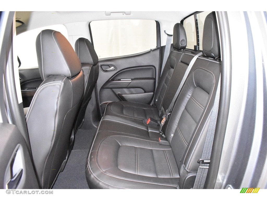 Jet Black Interior 2019 GMC Canyon Denali Crew Cab 4WD Photo #132051174