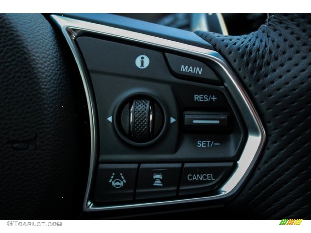 2019 Acura RDX A-Spec AWD Ebony Steering Wheel Photo #132051516