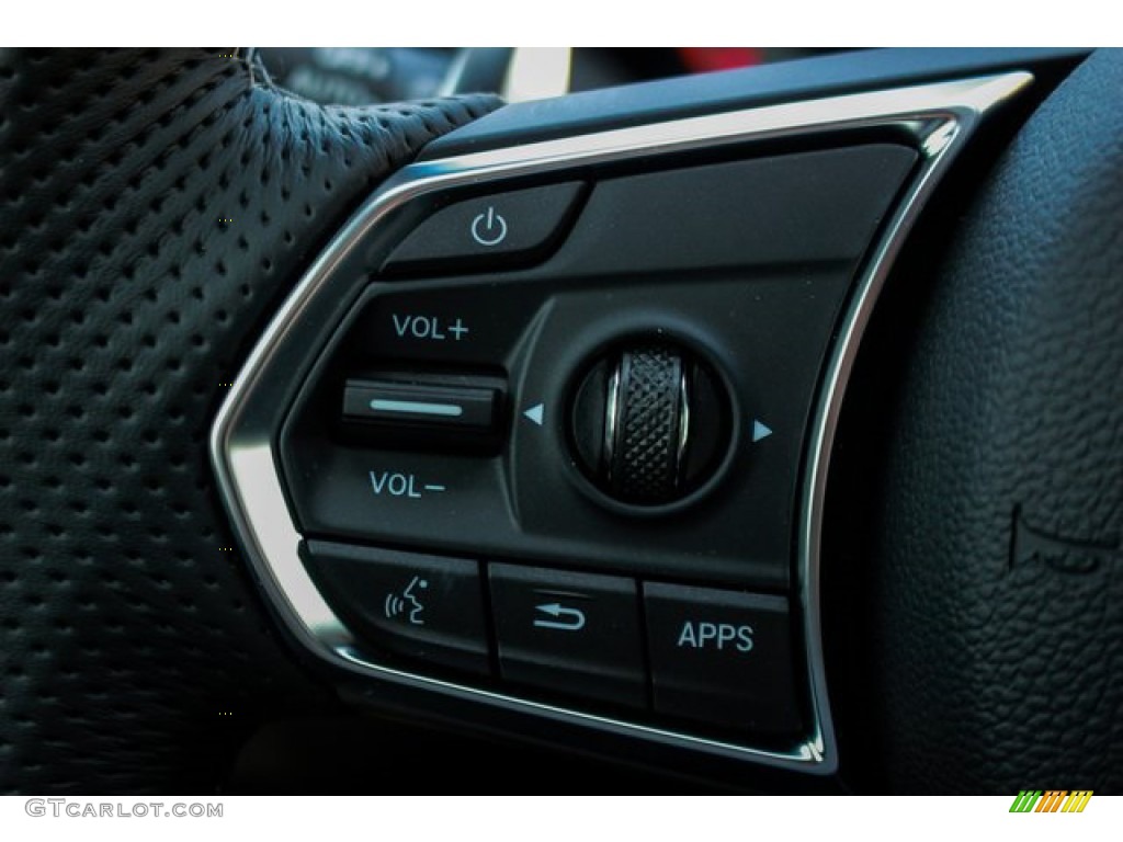 2019 Acura RDX A-Spec AWD Ebony Steering Wheel Photo #132051546