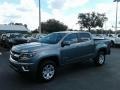 Satin Steel Metallic 2019 Chevrolet Colorado LT Crew Cab