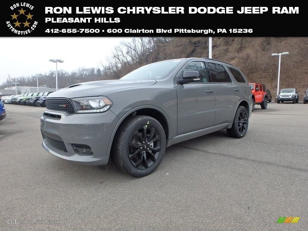 2019 Durango GT AWD - Destroyer Gray / Black photo #1