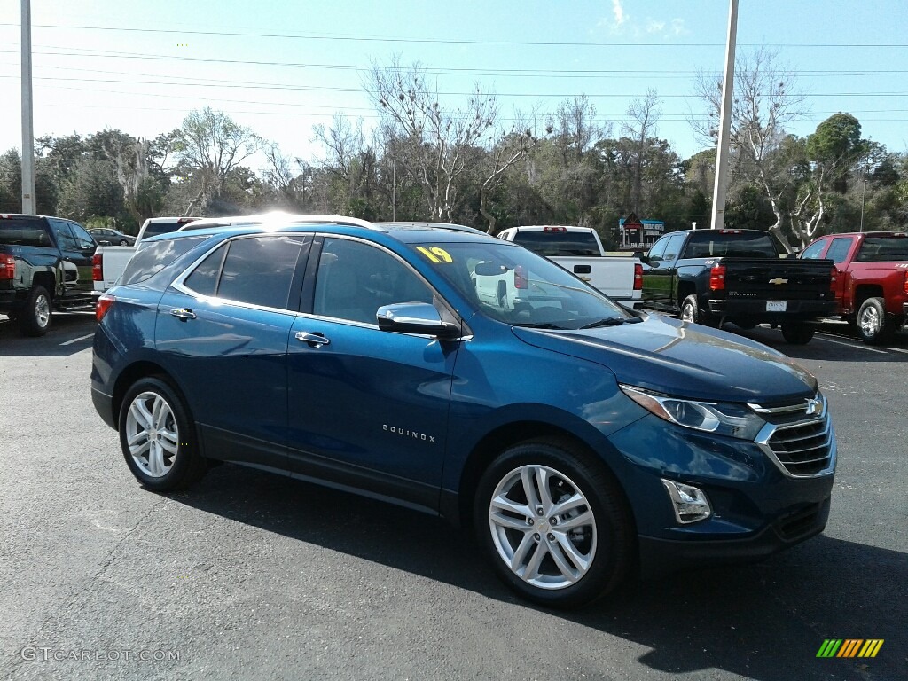 2019 Equinox Premier - Pacific Blue Metallic / Medium Ash Gray photo #7