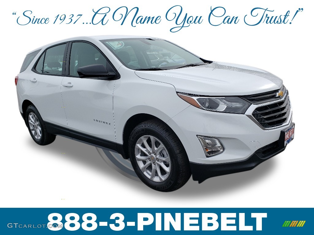 2019 Equinox LS - Summit White / Medium Ash Gray photo #1