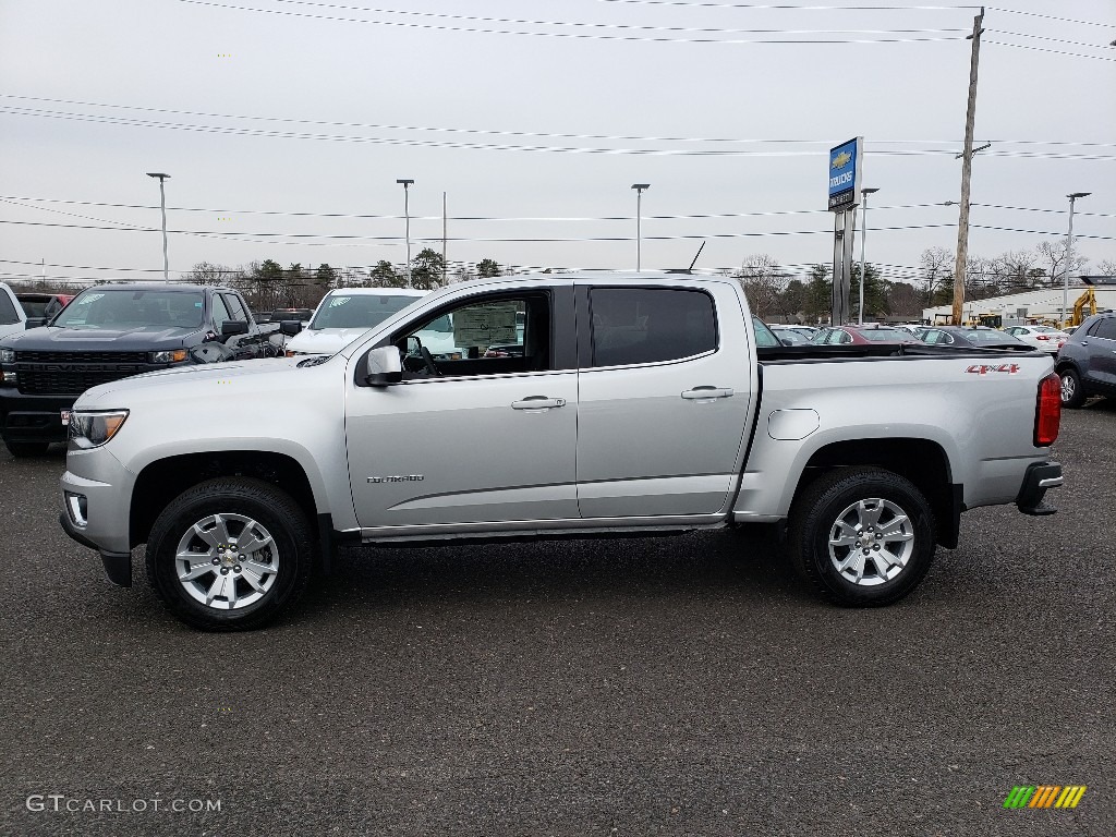 2019 Colorado LT Crew Cab 4x4 - Silver Ice Metallic / Jet Black photo #3