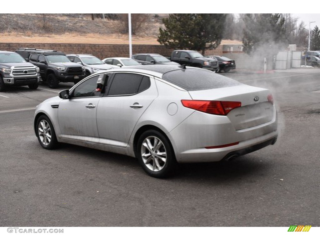 2013 Optima EX - Bright Silver Metallic / Gray photo #4