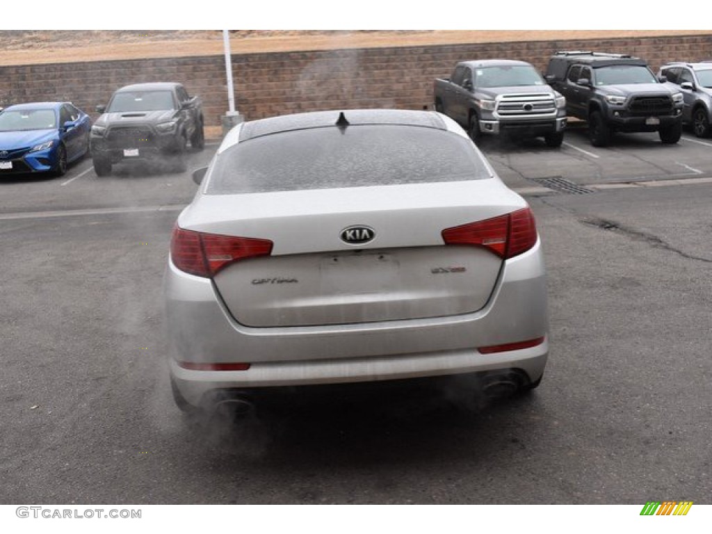 2013 Optima EX - Bright Silver Metallic / Gray photo #5