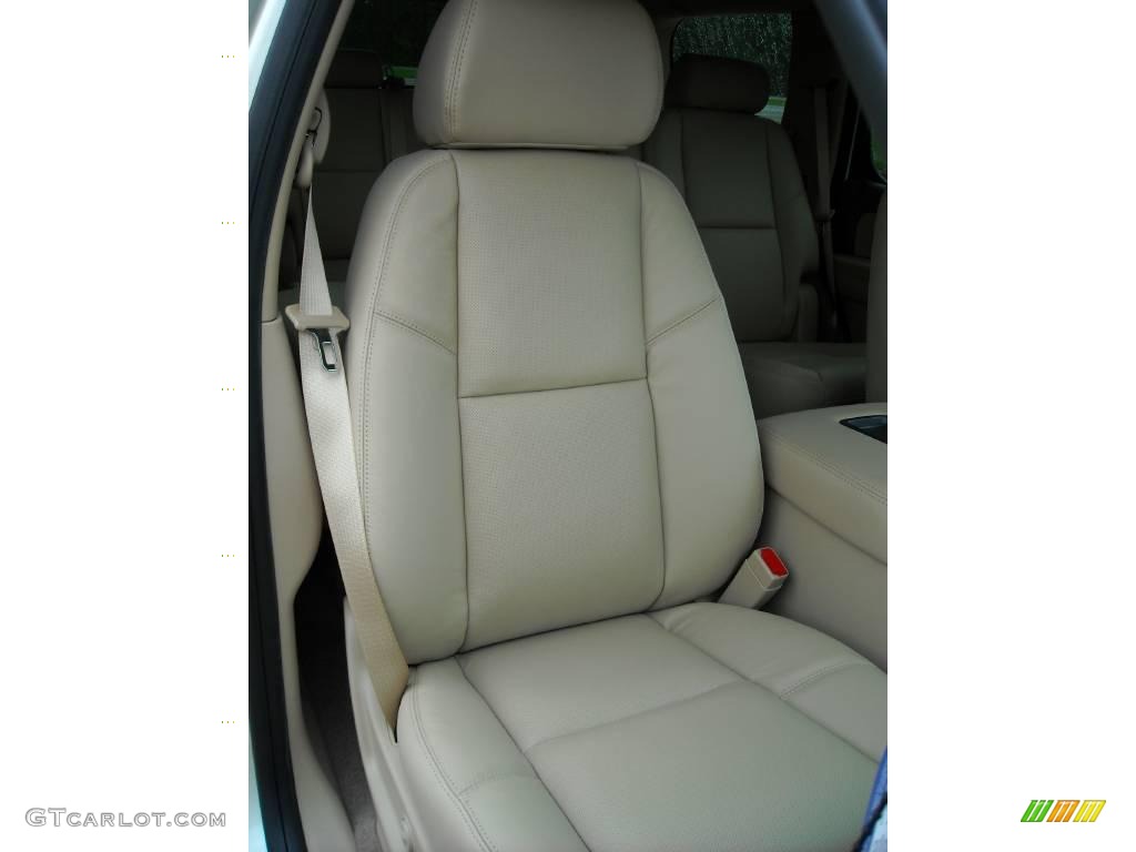 2009 Tahoe LTZ - White Diamond Tricoat / Light Cashmere photo #20