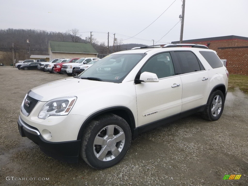 2007 Acadia SLT AWD - White Diamond Metallic / Ebony photo #1