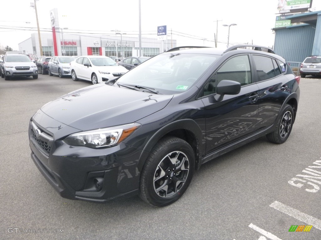 2019 Crosstrek 2.0i - Dark Gray Metallic / Black photo #8