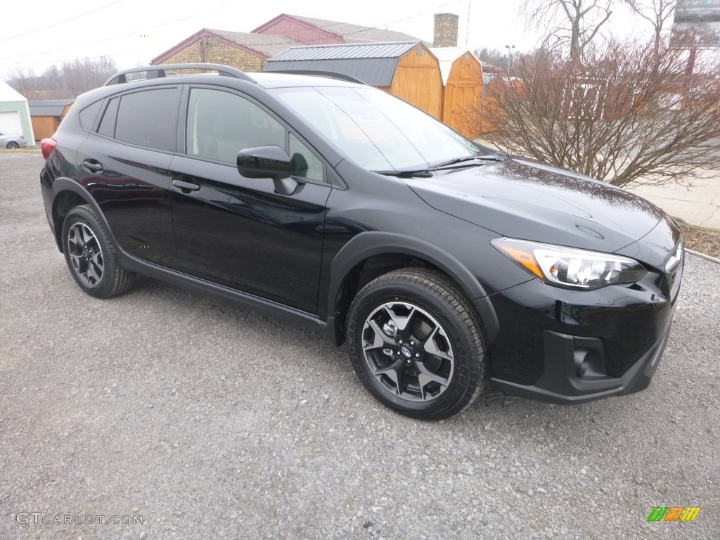 2019 Crosstrek 2.0i Premium - Crystal Black Silica / Black photo #1