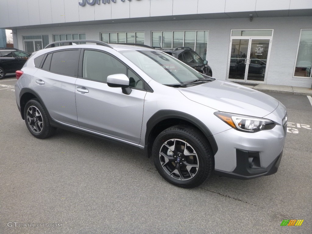 2019 Crosstrek 2.0i Premium - Ice Silver Metallic / Black photo #1