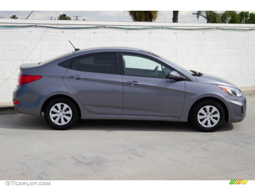 2016 Accent SE Sedan - Triathlon Gray / Gray photo #12