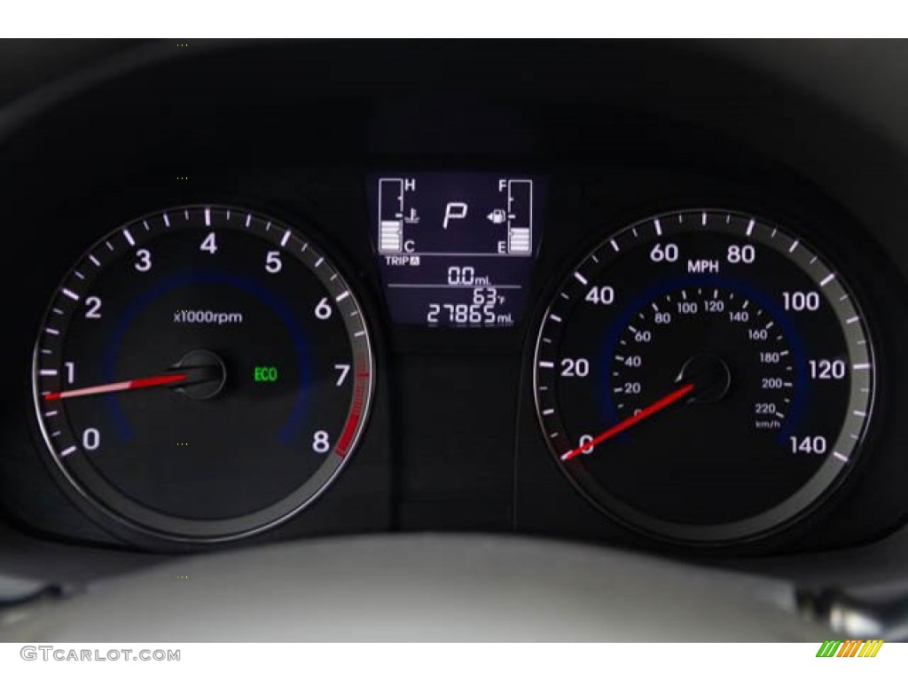 2016 Accent SE Sedan - Triathlon Gray / Gray photo #23