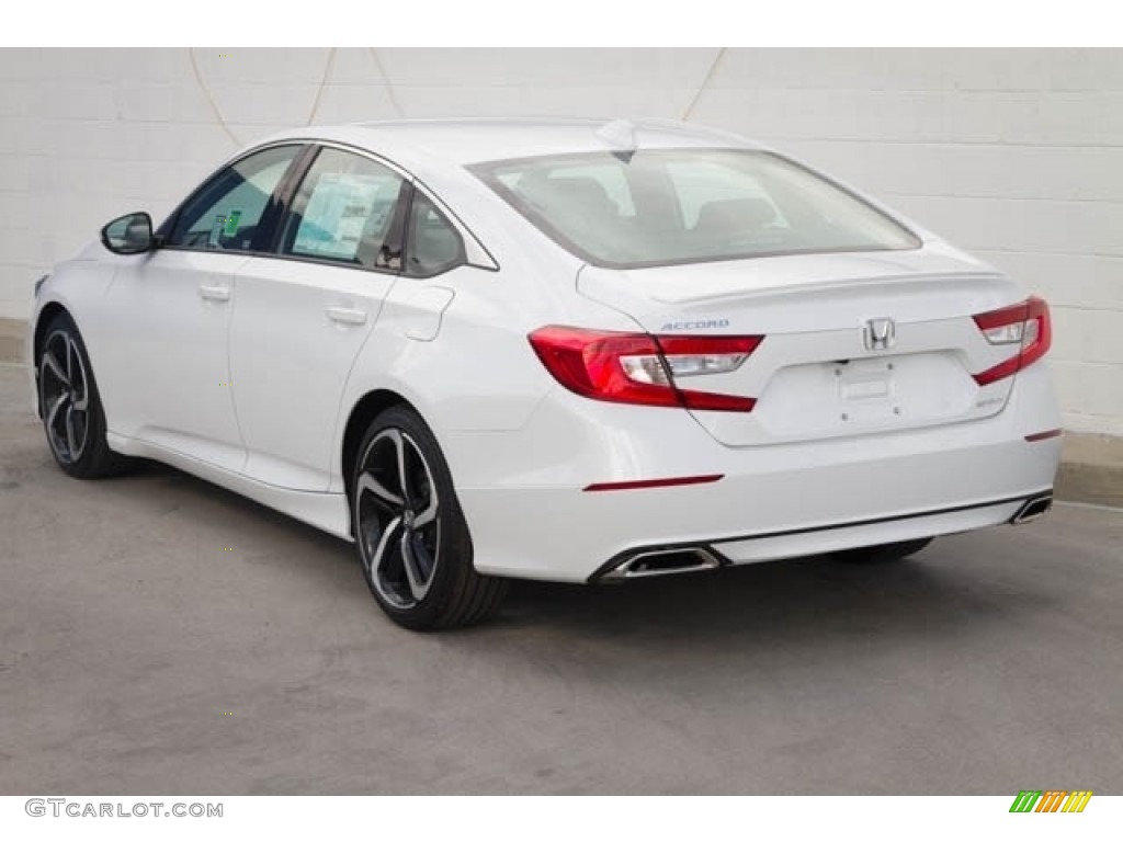 2019 Accord Sport Sedan - Platinum White Pearl / Black photo #2