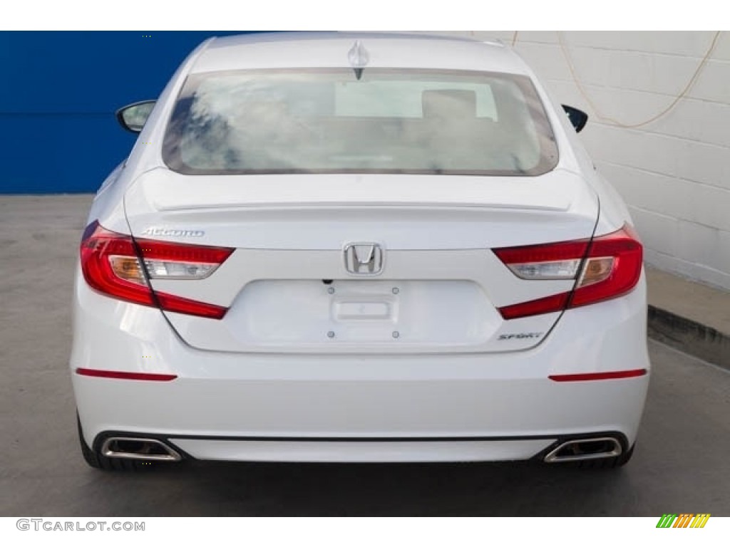 2019 Accord Sport Sedan - Platinum White Pearl / Black photo #6