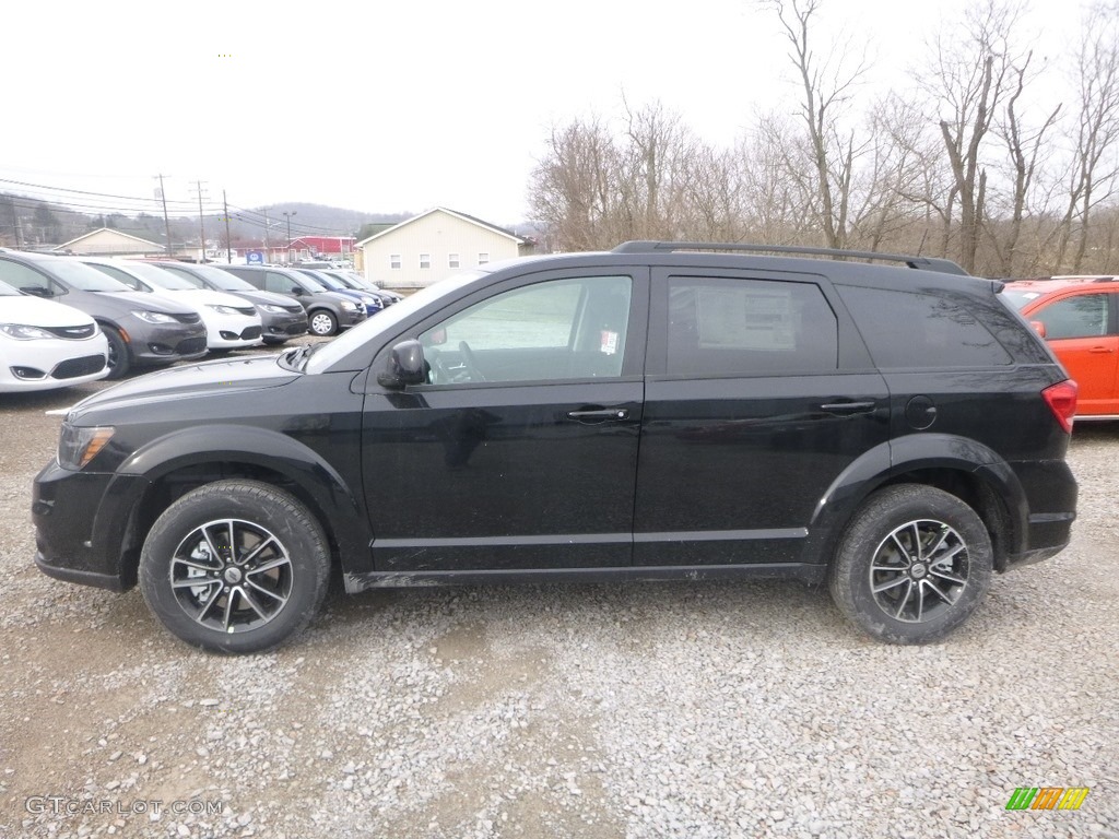 Pitch Black 2019 Dodge Journey SE AWD Exterior Photo #132062139