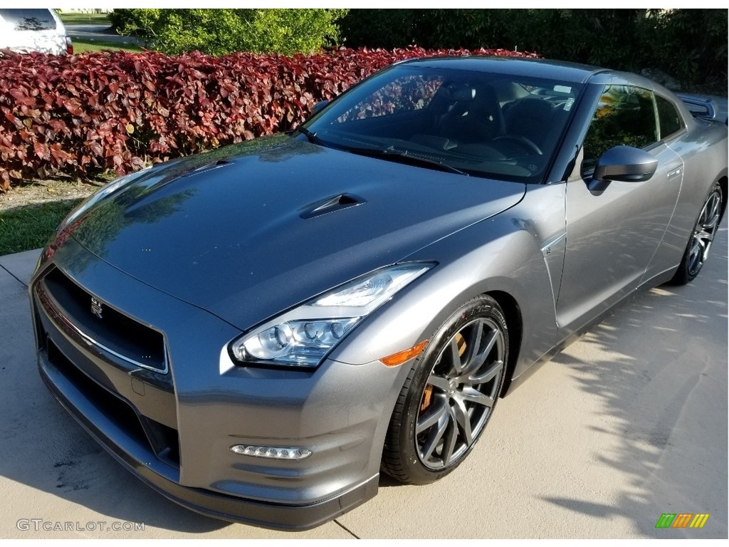 2015 GT-R Premium - Gun Metallic / Black photo #2