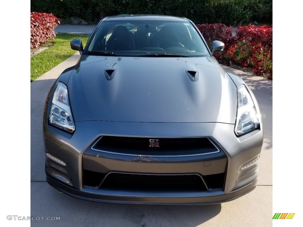 2015 GT-R Premium - Gun Metallic / Black photo #3