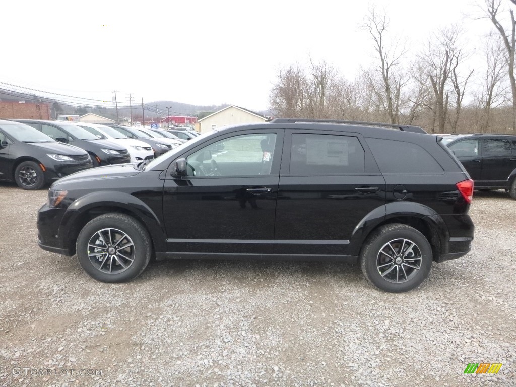 Pitch Black 2019 Dodge Journey SE AWD Exterior Photo #132062502
