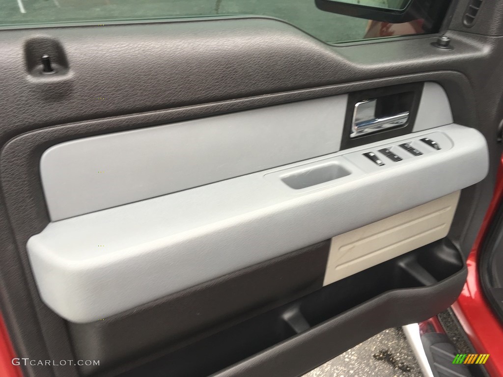 2012 F150 XLT SuperCab - Red Candy Metallic / Steel Gray photo #5