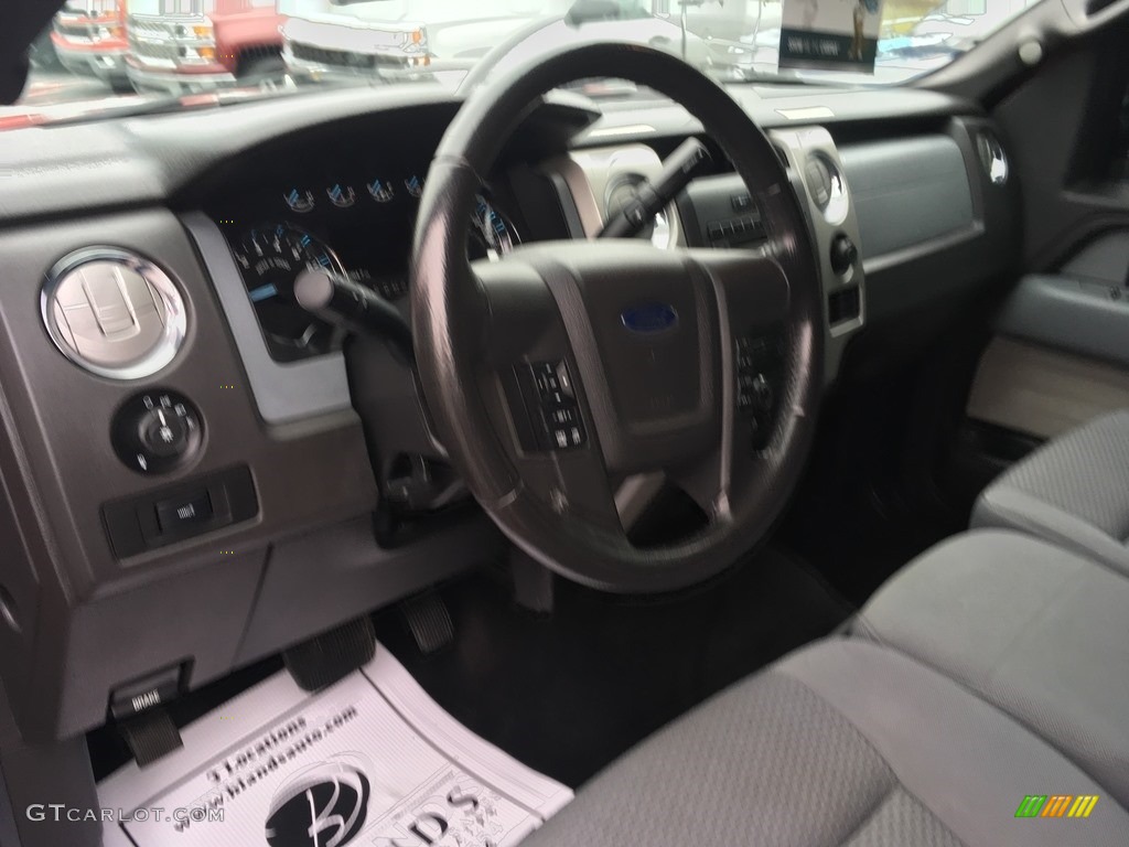 2012 F150 XLT SuperCab - Red Candy Metallic / Steel Gray photo #7
