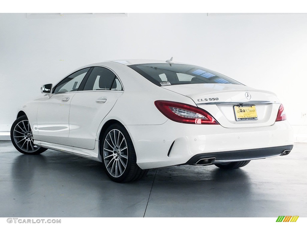 2018 CLS 550 Coupe - designo Diamond White Metallic / Black photo #2