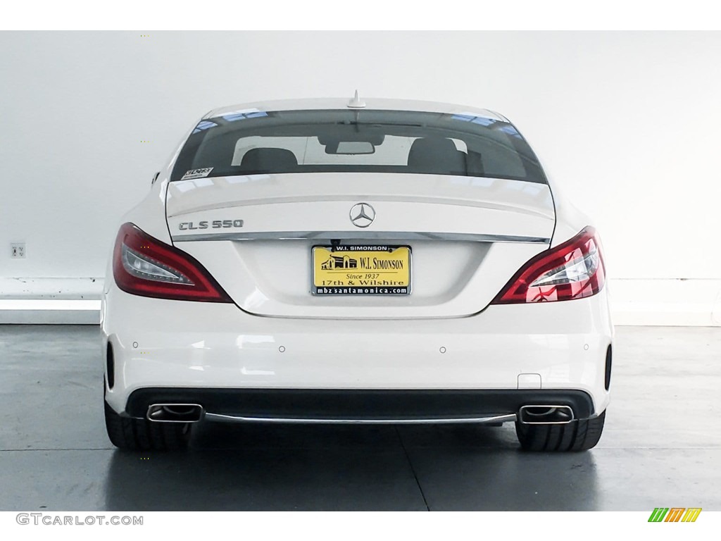 2018 CLS 550 Coupe - designo Diamond White Metallic / Black photo #3